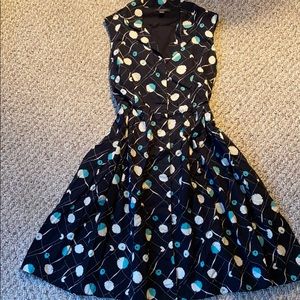 UK brand Emily and Fin black A line dress size L